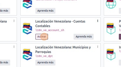 Modulod e contabilidad