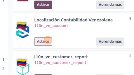 Modulod e contabilidad