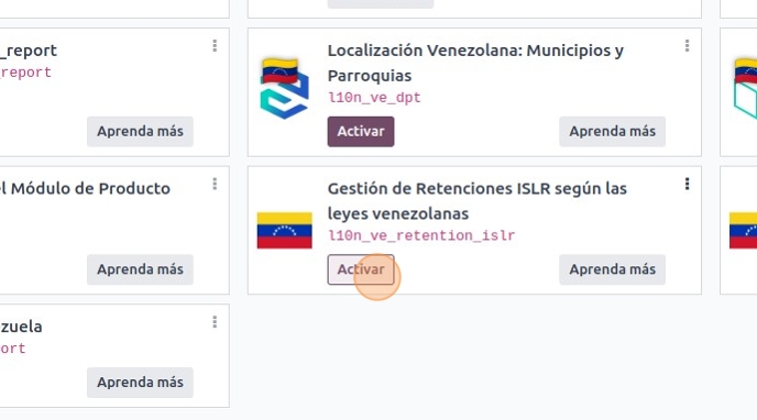Modulod e contabilidad