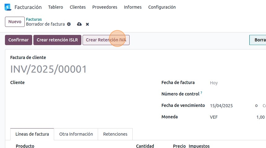 Modulod e contabilidad