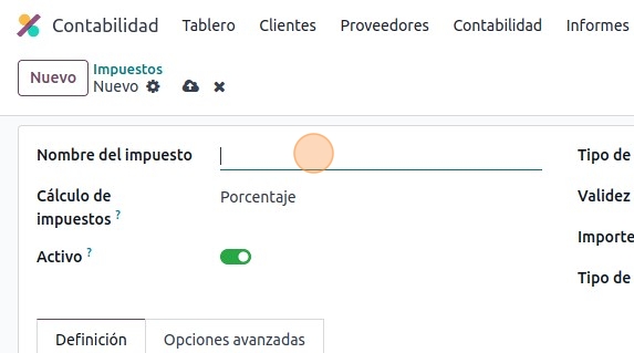 Modulod e contabilidad