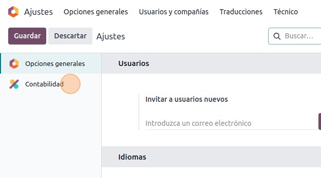 Modulod e contabilidad