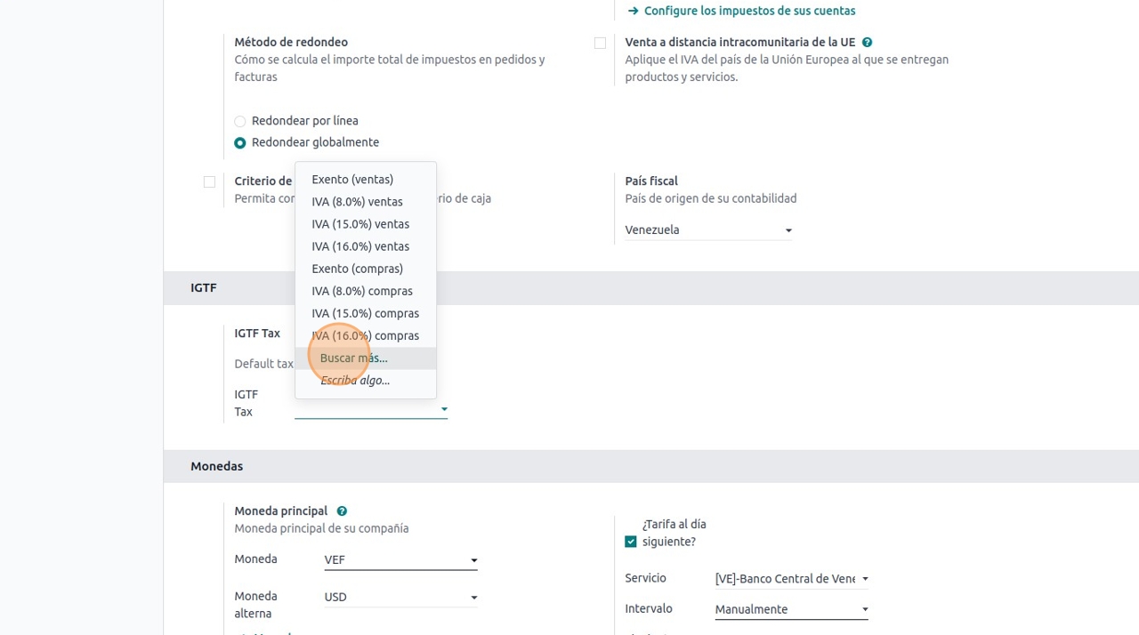 Modulod e contabilidad
